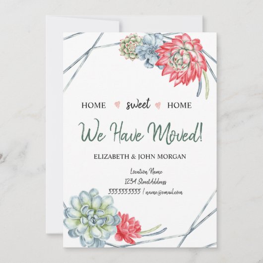 我々は移動した，砂漠サボテン赤い多肉類 (正面)