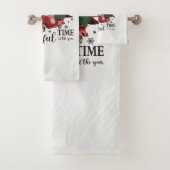 我々は移動した、赤いトラック、松の木 バスタオルセット (インサイチュ)