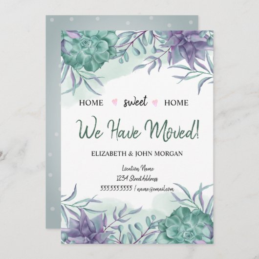 我々は移動し、多肉砂漠 (正面/裏面)