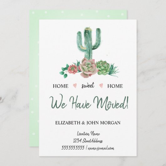 我々は移動し、水色の花は多肉植物 (正面/裏面)