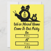 我々は移動カタツムイルハウス引越しホーム発表 案内状 (正面)