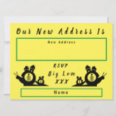 我々は移動カタツムイルハウス引越しホーム発表 案内状 (裏面)