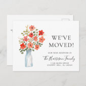 我々は移動フローラ水の色 案内ポストカード (正面/裏面)