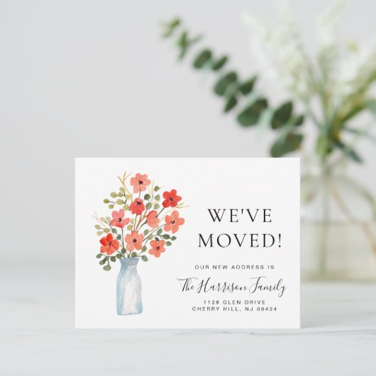 我々は移動フローラ水の色 案内ポストカード (スタンド正面)