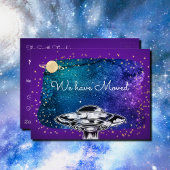 我々は移動 – おもしろい UFO ポストカード