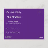 我々は移動 – おもしろい UFO ポストカード (裏面)