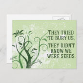 我々は種だった ポストカード (正面/裏面)