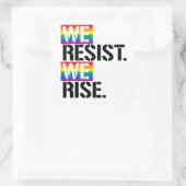 我々は立ち上がることに抵抗する スクエアシール (バッグ)