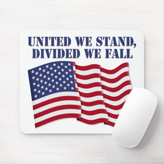 我々は立統一されたち、我々の秋を分割 マウスパッド (マウス)