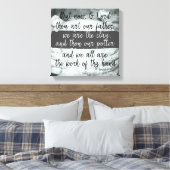 我々は粘土である;あなたは陶工の聖なる書物、 経典 キャンバスプリント (インサイチュ (寝室))