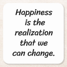 我々は紙コースターを変更できる スクエアペーパーコースター