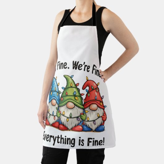 我々は素晴らしすべて素晴らしの格言素晴らしクリスマス エプロン (インサイチュ)