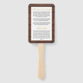 我々は素朴依然としてフローラ誓の更新プログラムを行う ハンドファン (裏面)