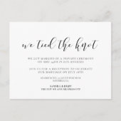 我々は結び目のデザイン発表を結エレガントんだ ポストカード (正面)