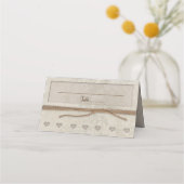 我々は結び目のマッチングを結んだ プレイスカード (正面)