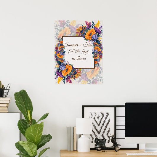 我々は結び目の夏のエレガントスタイル ポスター (ホームオフィス)