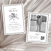 我々は結び目の手描きカクテルのカクテルを結結婚ぶ 招待状