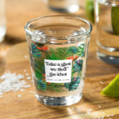 我々は結び目の熱帯ビーチ結婚式の好意 ショットグラス