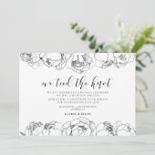 我々は結び目の牡丹のエレガント発表を結んだ 招待状 (スタンド正面)