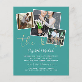 我々は結び目の発表結婚招待状を結んだ