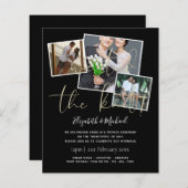 我々は結び目の発表結婚招待状を結んだ (正面/裏面)