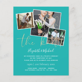 我々は結び目の発表結婚招待状を結んだ