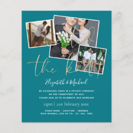 我々は結び目の発表結婚招待状を結んだ