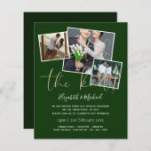 我々は結び目の発表結婚招待状を結んだ (正面/裏面)