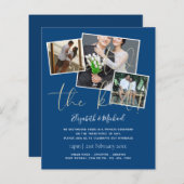 我々は結び目の発表結婚招待状を結んだ (正面/裏面)