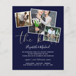 我々は結び目の発表結婚招待状を結んだ