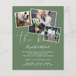 我々は結び目の発表結婚招待状を結んだ