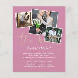 我々は結び目の発表結婚招待状を結んだ