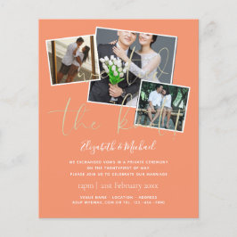 我々は結び目の発表結婚招待状を結んだ