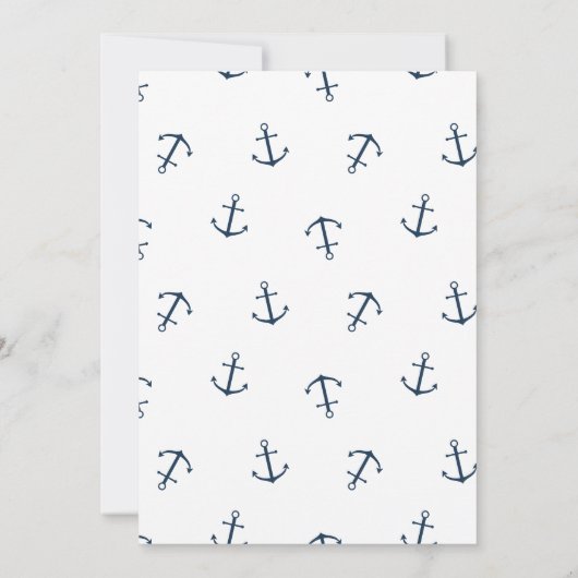 我々は結び目の結婚発表と招待状を結んだ 招待状 (裏面)