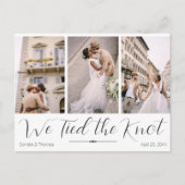 我々は結び目の駆け落ちポストカードを結んだ ポストカード (正面)