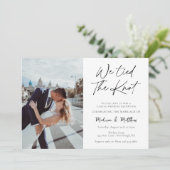 我々は結び目の駆け落ち/結婚披露宴 招待状 (スタンド正面)