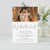 我々は結び目を作った結婚発表を結んだ 招待状 (スタンド正面)