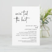 我々は結び目を結んだ、の駆け結婚落ちパーティーの活性化 招待状 (スタンド正面)