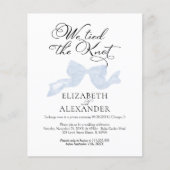 我々は結び目を結んだ | Blue Bow結婚の駆け落ち (正面)