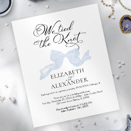 我々は結び目を結んだ | Blue Bow結婚の駆け落ち