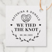 我々は結び目を結結婚んだ フェイバータグ (裏面)