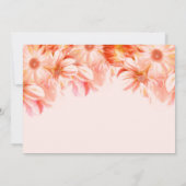 我々は結び目オレンジのフローラ結婚披露宴 招待状 (裏面)