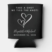 我々は結び目結婚式の引き出物 缶クーラー (正面)