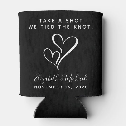 我々は結び目結婚式の引き出物 缶クーラー (裏面)