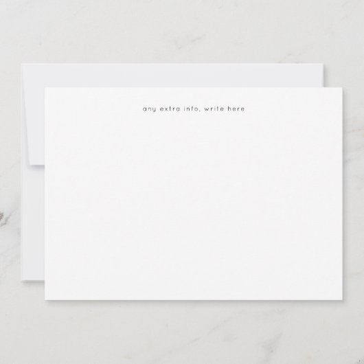 我々は結び目1のVert写真の結婚披露宴で 招待状 (裏面)