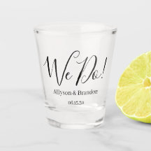 我々は結婚ショットグラスする