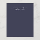 我々は結婚発表招待状予算を逃れた (裏面)