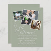 我々は結婚発表招待状予算を逃れた (正面/裏面)