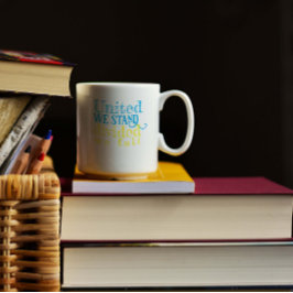 我々は統一されたウクライナ勇気付けられるに立つ コーヒーマグカップ