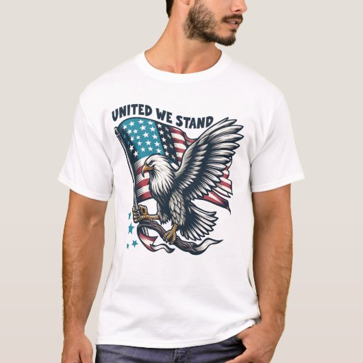 我々は統一された鷲の如し Tシャツ (正面)